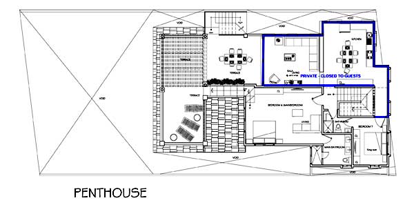 View Penthouse Casa del Sol Penthouse Floorplan